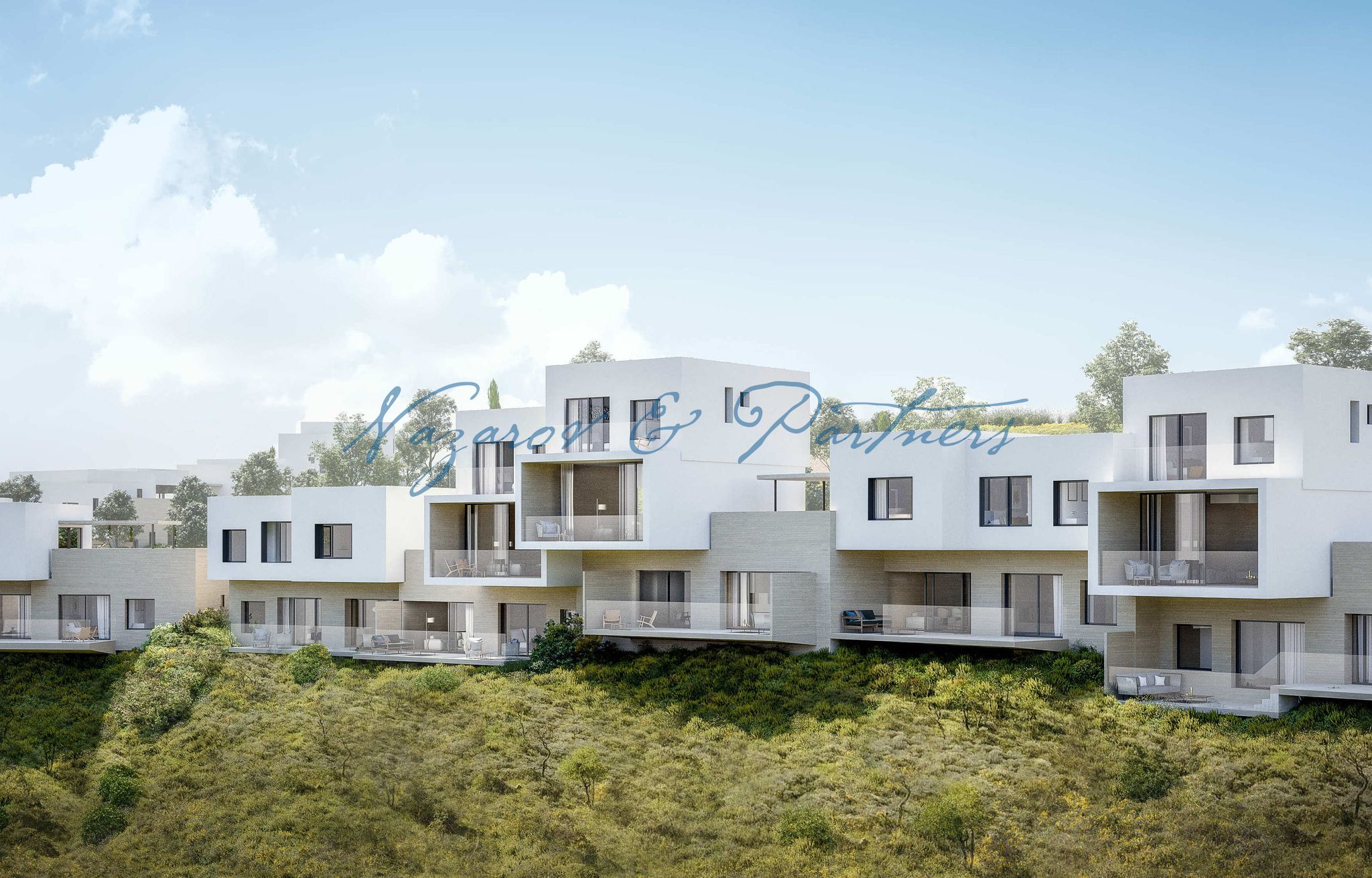 Продажа 2х спальных апартаментов на вершине холма в Пафосе с захватывающим видом на город 