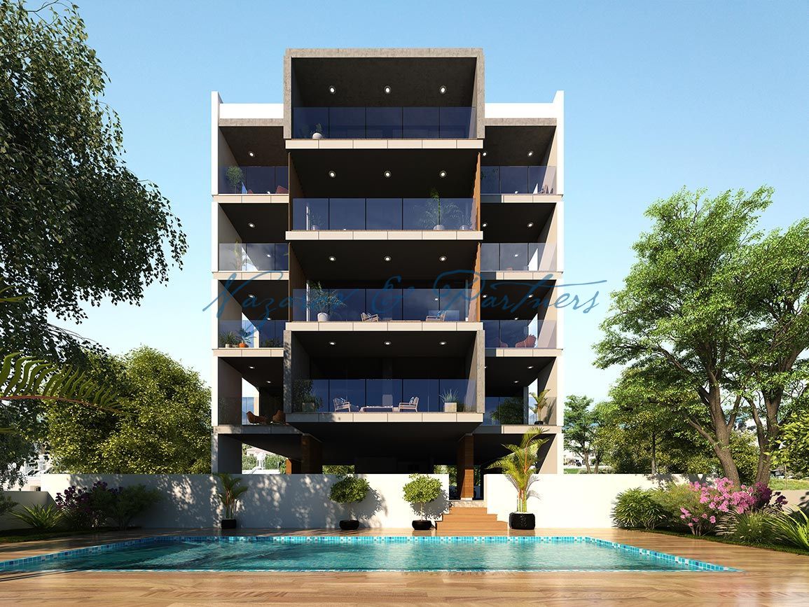 Продажа апартаментов в центре Пафоса с захватывающим видом на море и город